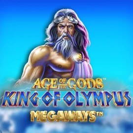 Age Of The Gods: King of Olympus Megaways by Origins, showcased at duff-spin-casino.uk – game logo