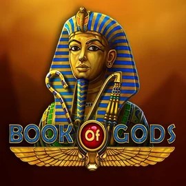 Official Slots logo: Book of Gods by BF Games at Duffspin Casino