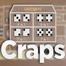 Craps (Nucleus Gaming) online game logo by Nucleus Gaming on duff-spin-casino.uk