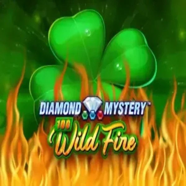 Diamond Mystery 100 Wild Fire slot icon by Greentube, available at Duffspin Casino