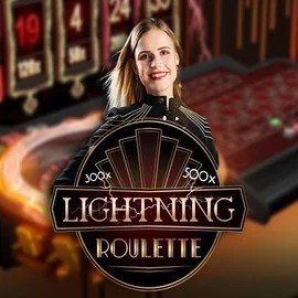Enjoy Lightning Roulette by Evolution – logo hosted on duff-spin-casino.uk