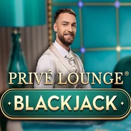 Official Live Casino logo: Privé Lounge Blackjack by Pragmatic Play at Duffspin Casino